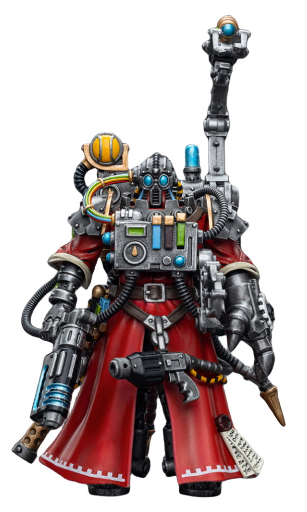 Figura coleccionable JoyToy Warhammer 40K: Figuras de acción de Adeptus Mechanicus Cybernetica Datasmith a escala 1:18