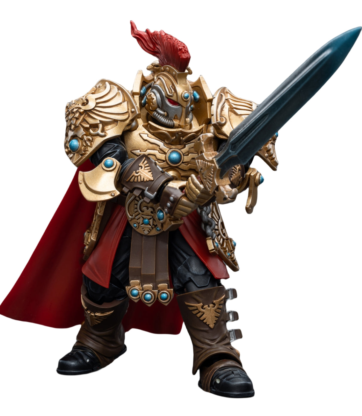 JoyToy Warhammer 40K Figurine à collectionner : Adeptus Custodes Blade Champion Figurines à l'échelle 1:18 JT8124