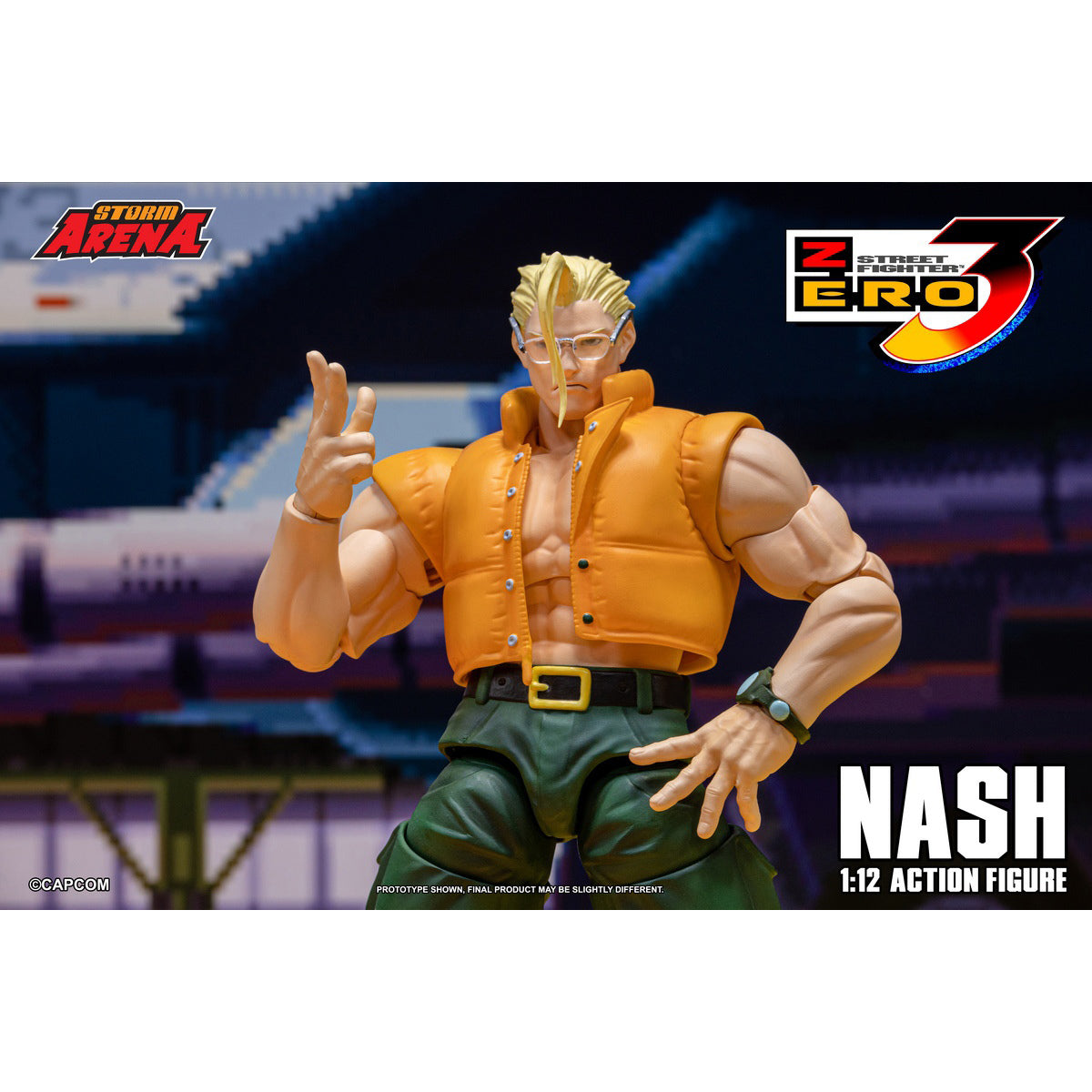 Storm Collectibles Street Fighter 3 Zero: NASH 1/12 Scale Action Figure