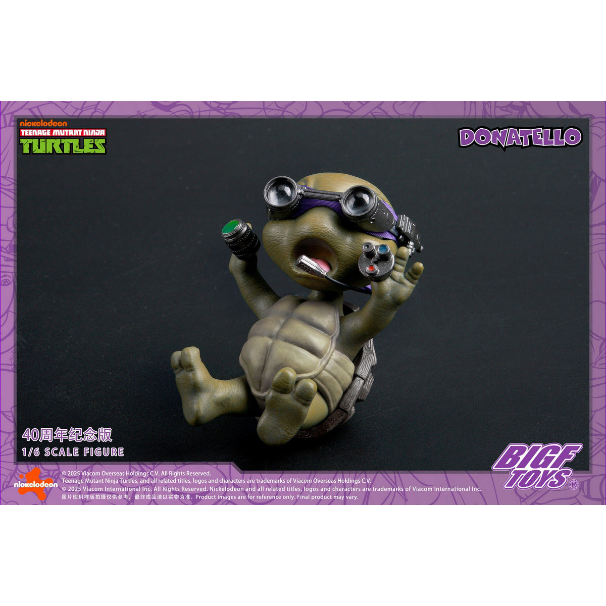 BIGFTOYS BIGF-003 TNMT Donatello 40th Anniversary Edition 1/6 Scale Action Figure
