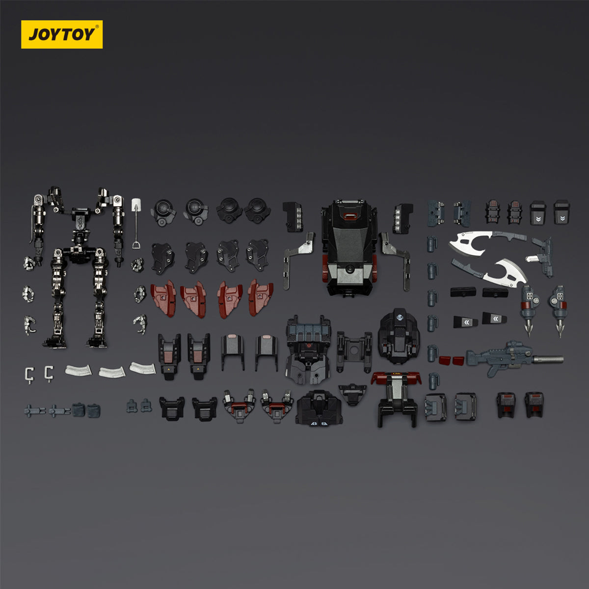 JOYTOY Warhammer 40,000 APOC Series Crimson Phantom Stealth/Night Ops Mech + UNSC Sniper Mason JT03080 +JT02366 Action Figure