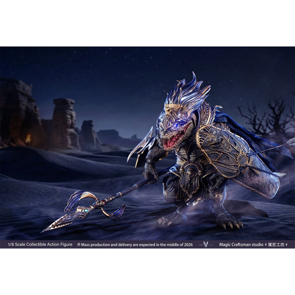 Magic Craftsman Studio Temple of Chaos Series Desert Colossus Crocodile Sobek 1/12 Scale Action Figure