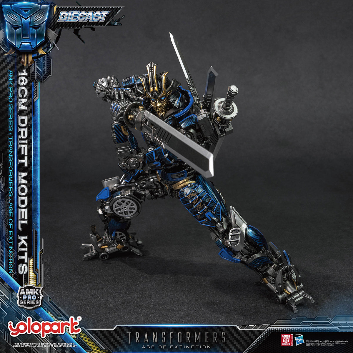 YOLOPARK AMK PRO Series Transformers Drift Die-Cast Assembly Model Kits