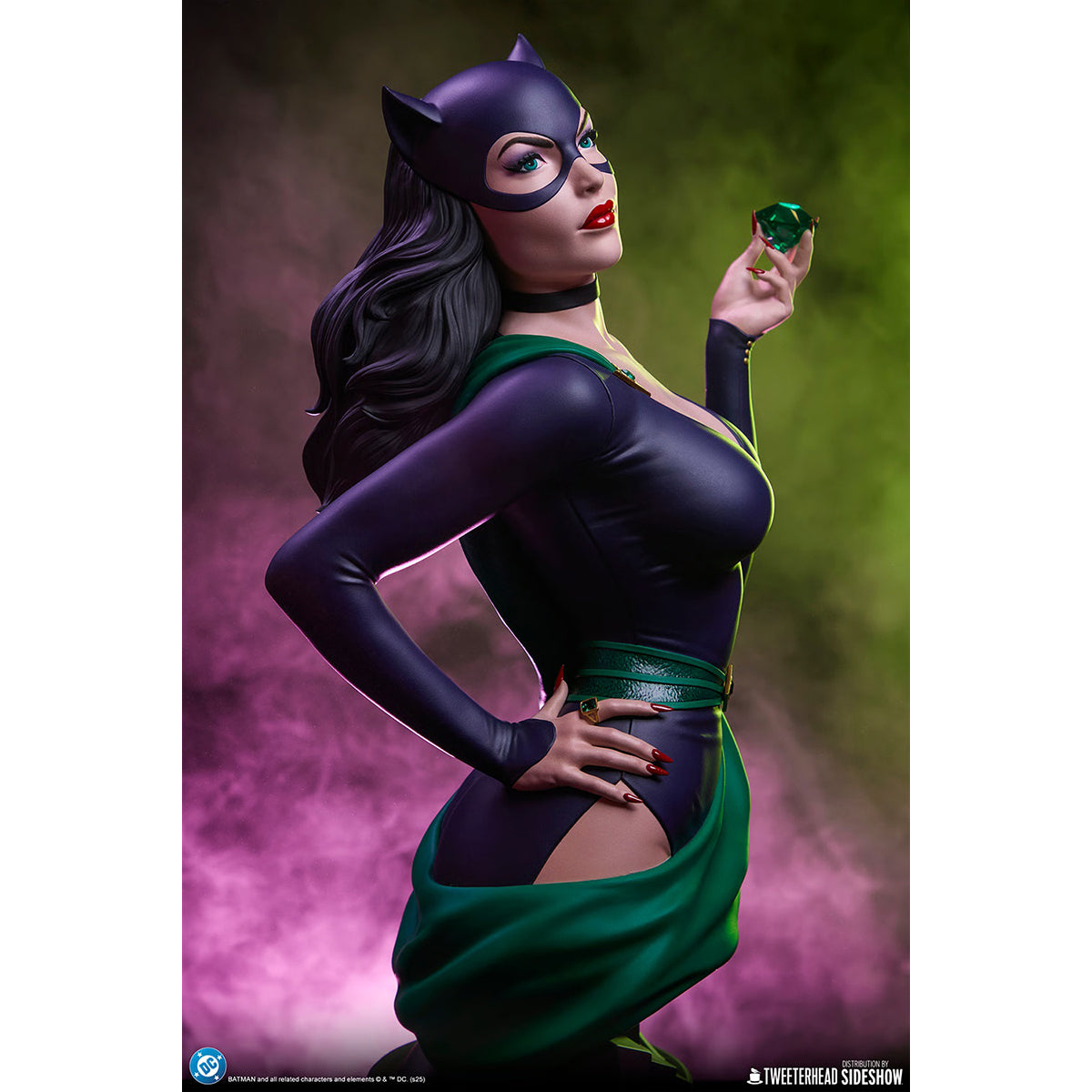 Sideshow x Tweeterhead, Catwoman Bust, 1/3 Scale Art Figurine