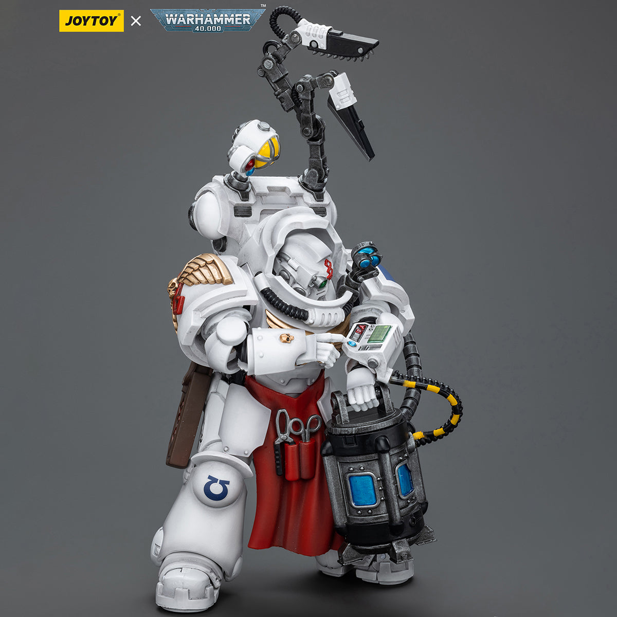 JOYTOY Warhammer 40,000 1/18 Uitramarines Apothecary Biologis JT7219 Action Figures