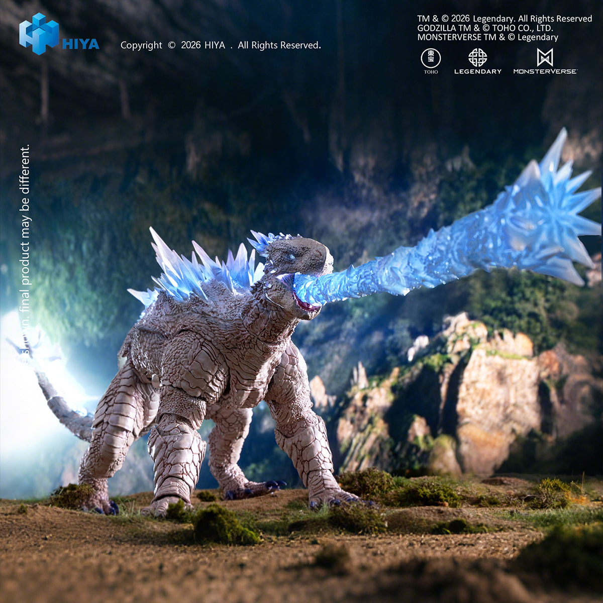 HIYA EBG0312 Godzilla: The New Empire - Frost Breath Shimo Monster Action Figure