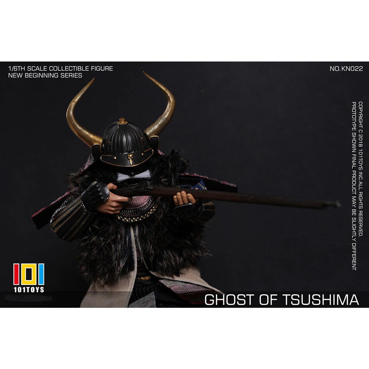 101TOYS KN023 GHOST OF TSUSHIMA Samurai 1/6 Scale New Beginner Series Action Figure