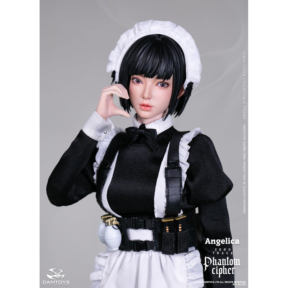 DAMTOYS Phantom Cipher - Zero Trace: Angelica 1/6 Scale Original Story Collectible Series Action Figure