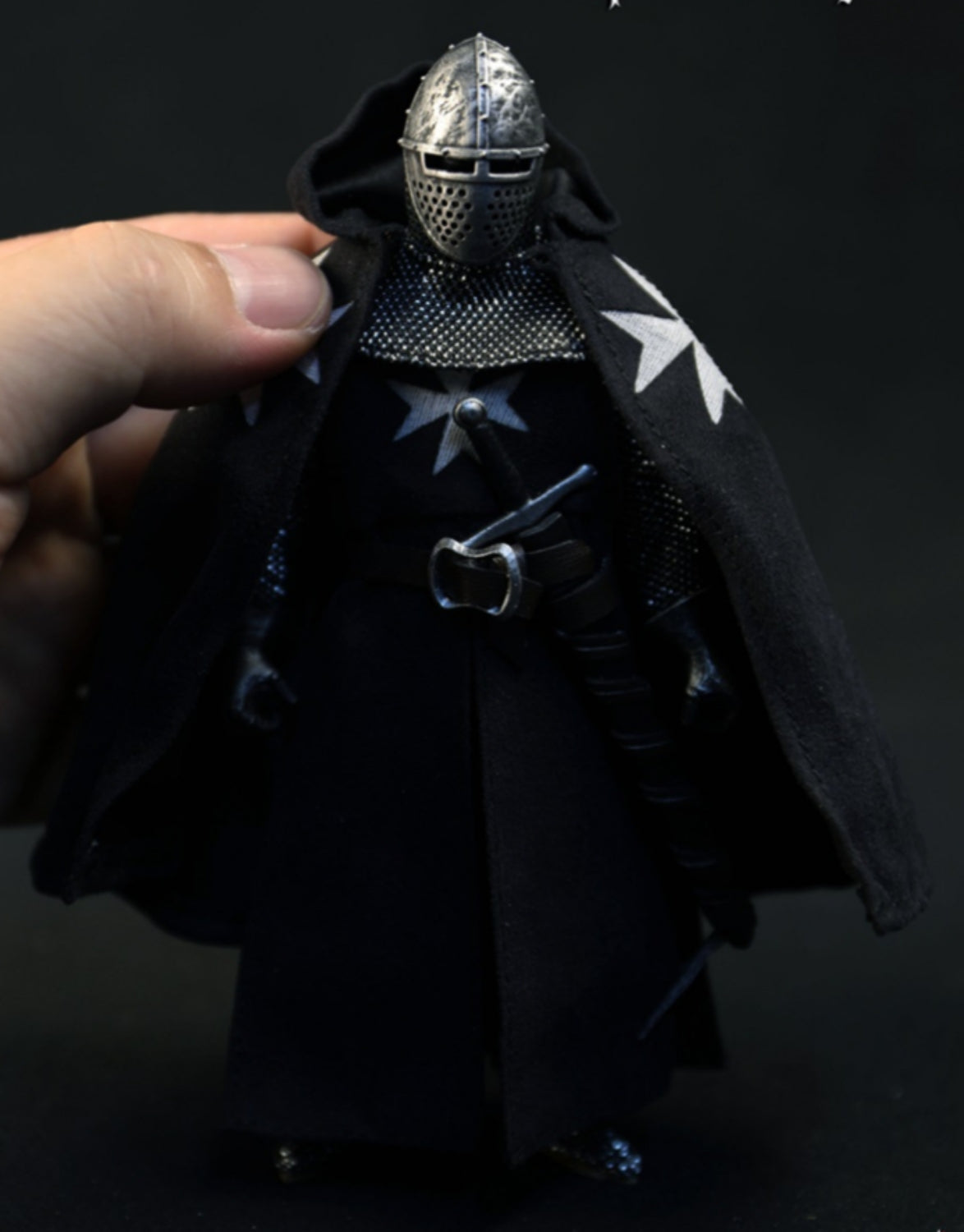 Figura de acción coleccionable de Fire Phoenix: Caballeros del Hospital Medieval, miniatura a escala 1:12 FP016 (Caballeros del Hospital FP016)