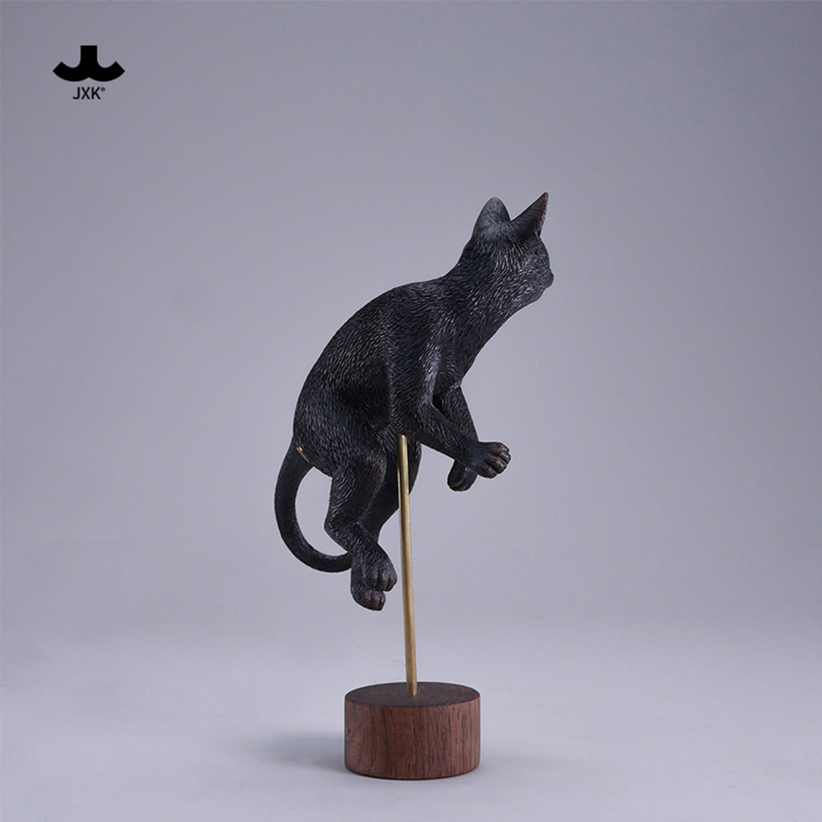JXK Swimming Pose Cat Static Expertly Hand-Painted Lifelike 1/6 Scale Animal Figurine