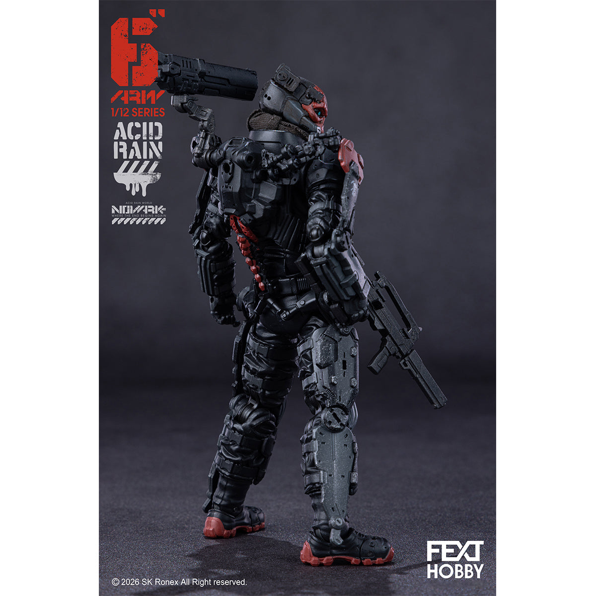 FEXT HOBBY Acid Rain World: Novark FXH-AR-005 Valerius FXH-AR-006 NVK Escort-L FXH-AR-001 Red Locust 1/12 Scale Action Figure