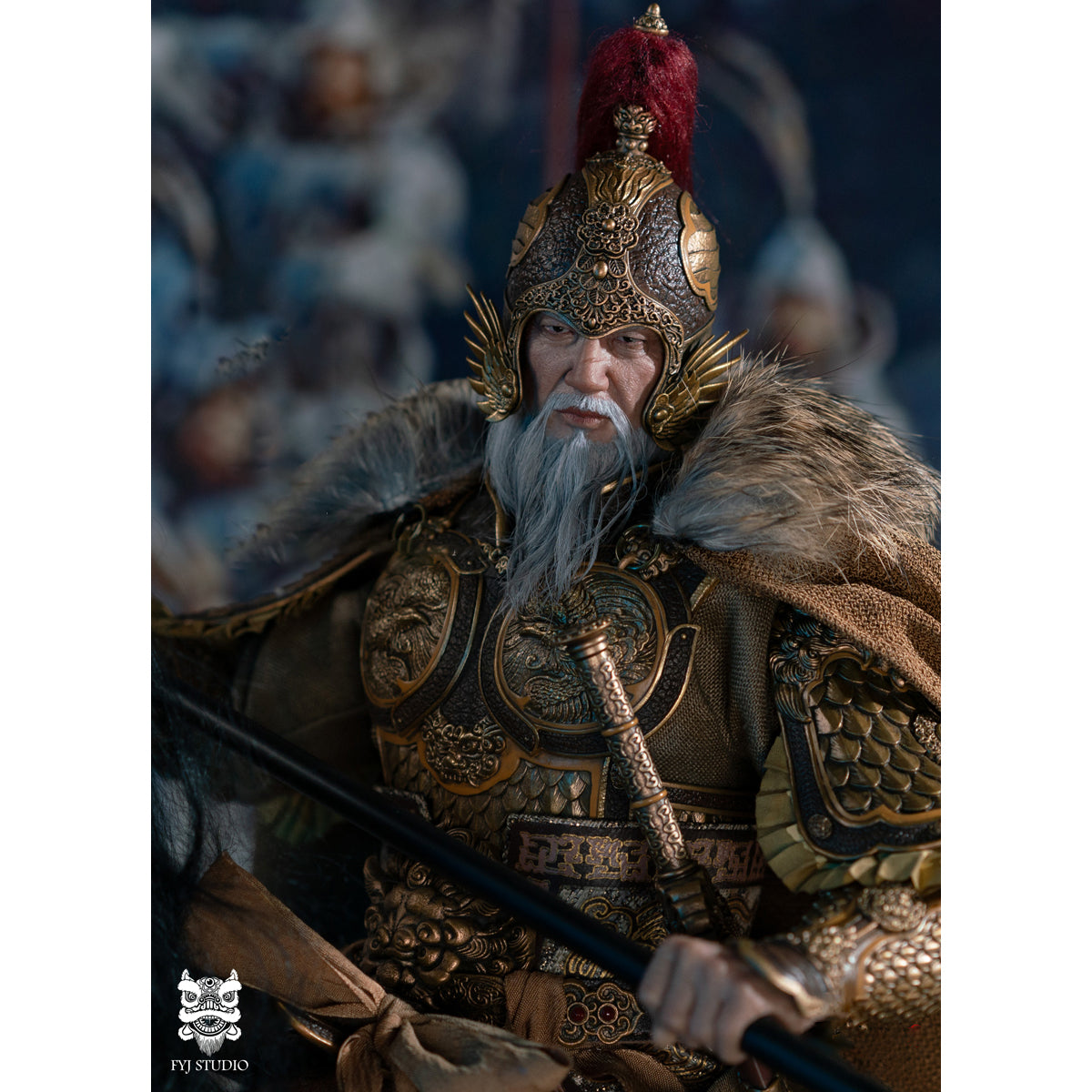 FYJ-STUDIO FYJ 002 Three Kingdoms General Of The Western Expedition Huang Zhong Bow And Arrow Falcon 1/6 Scale Action Figure