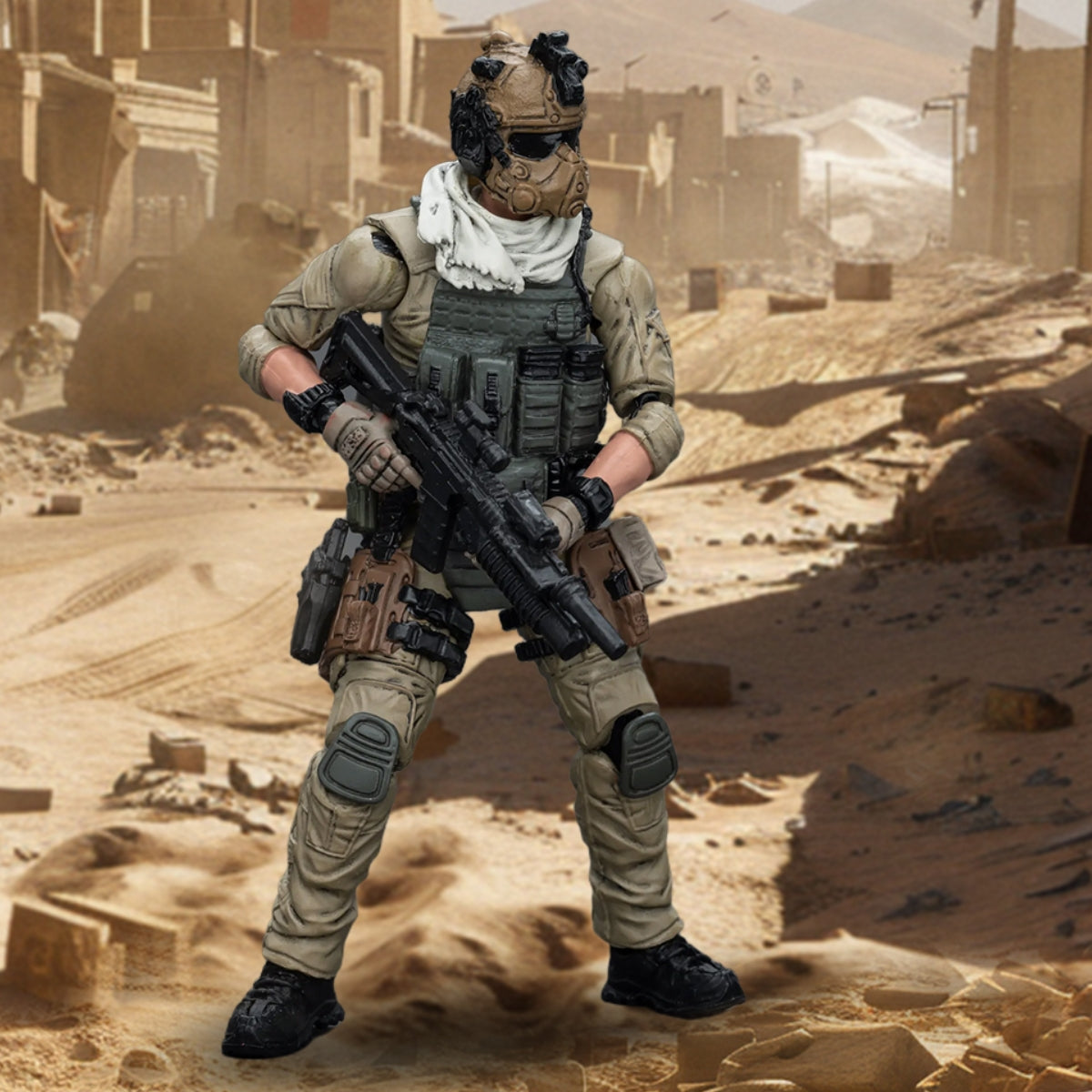 Figurines articulées Breacher de l'US Army Delta Assault Squad (échelle 1:18)