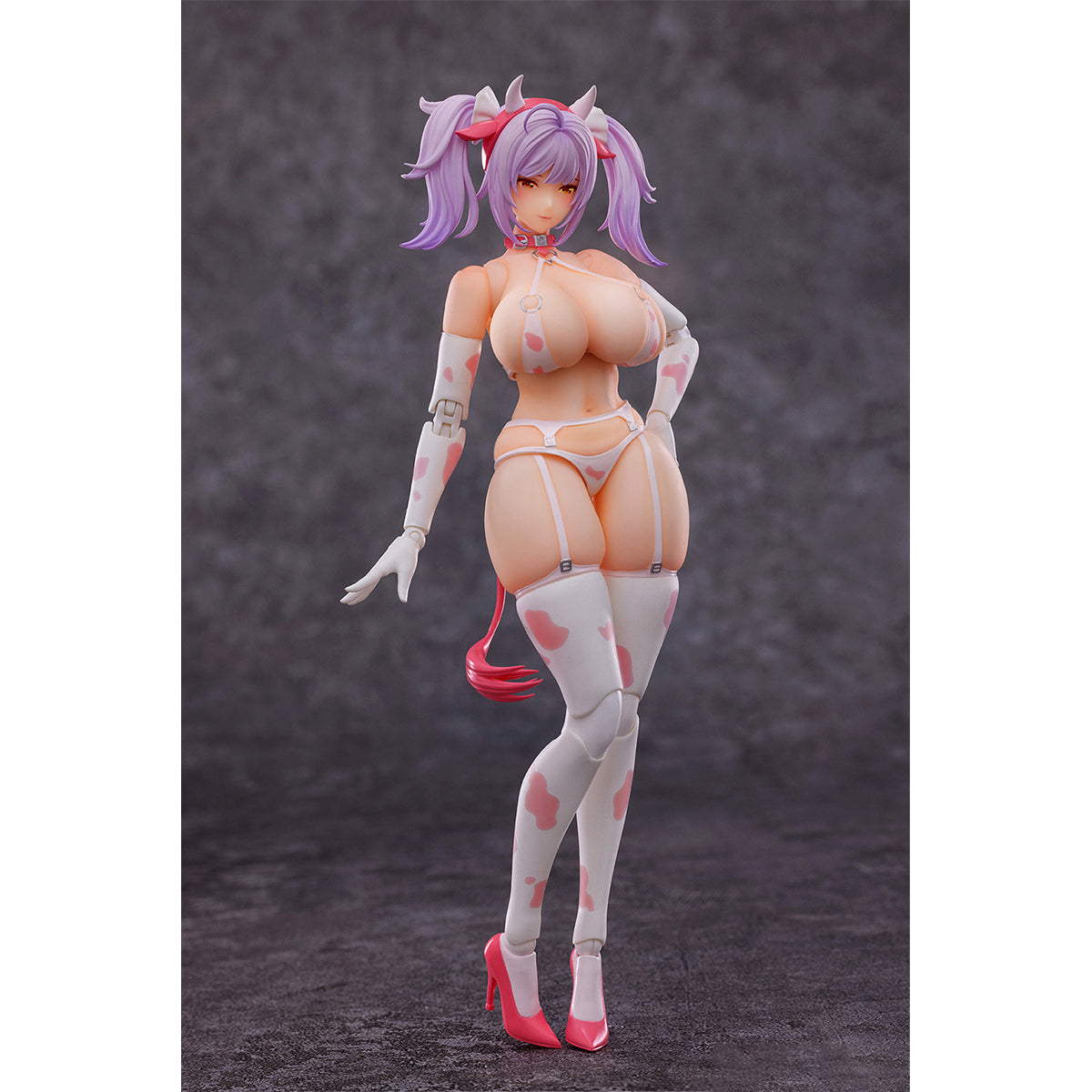 BISHOUCRAFT, Little Bear Kuma Nana Cow Suit Girl with Accessory Pack Action Figure
