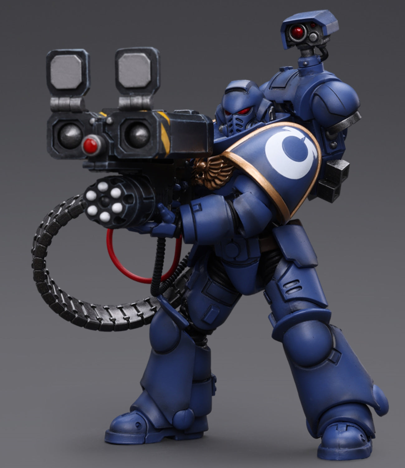 Figurine de collection JoyToy 40K : Ultramarine Castellan Launcher Super Krak, échelle 1:18 (Castellan Launcher Super Krak JT8810)