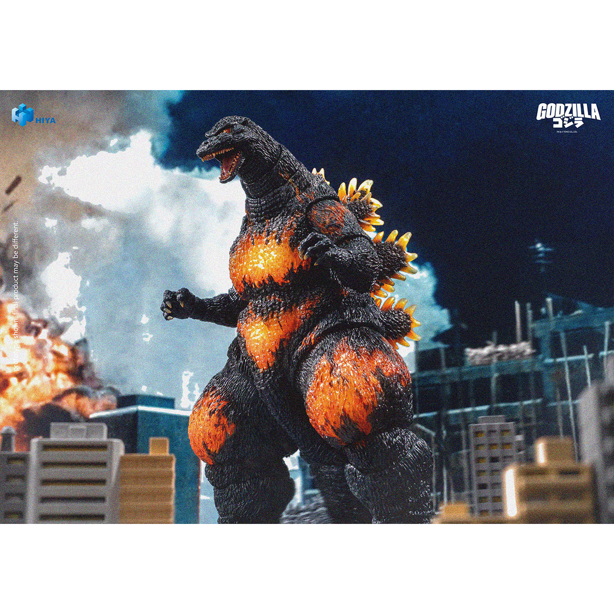 HIYA Exquisite Basic Godzilla vs. Destoroyah Burning Godzilla EBG0316 Monster Action Figure