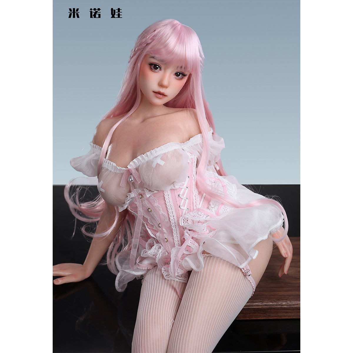 Minova, Miyo Main Doll + Official Outfit Set + Precision Finger Bones (movable fingers) + Hair Implant, 1/3 Scale Figure Full Set