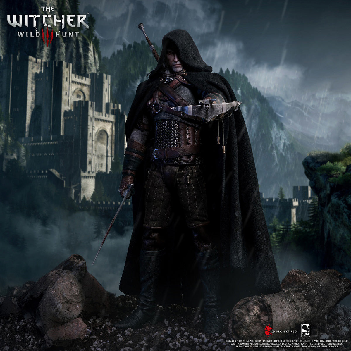 PureArts Wild Hunt: Geralt of Rivia Action Figures