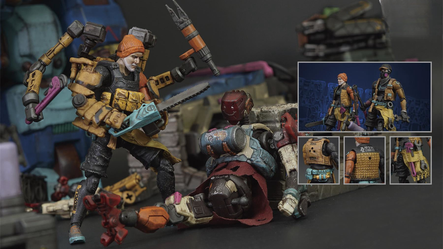 Toys Alliance Acid Rain Annex 2179 Trash Knight Set FAV-H20 1/18 Action Figures