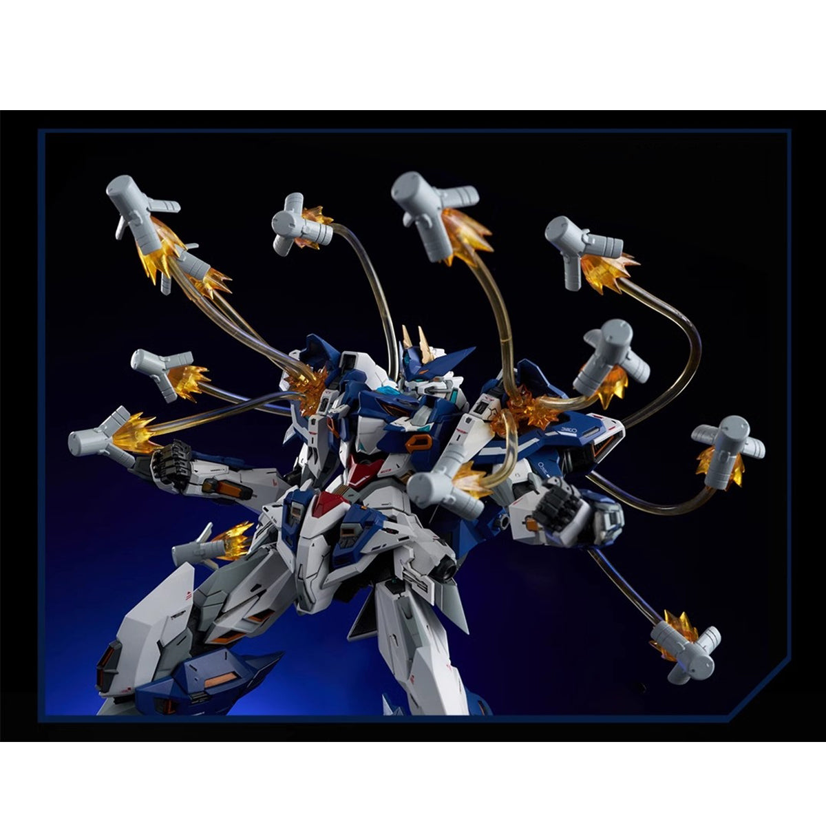 Nuclear Gold Reconstruction & Animester Crystal Envoy Unit 02 Wolf Warrior Mega Mode Alloy Mecha Bmovable 1/72 Scale Action Figure