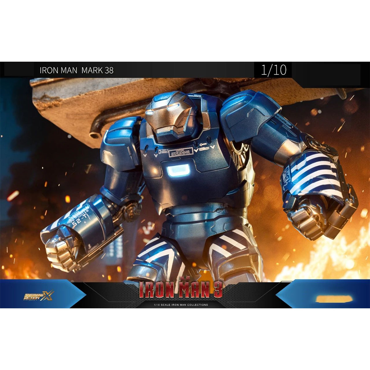 ZD Toys 1/10 Iron Man MK40 & Iron Man MK38 Igor Action Figures