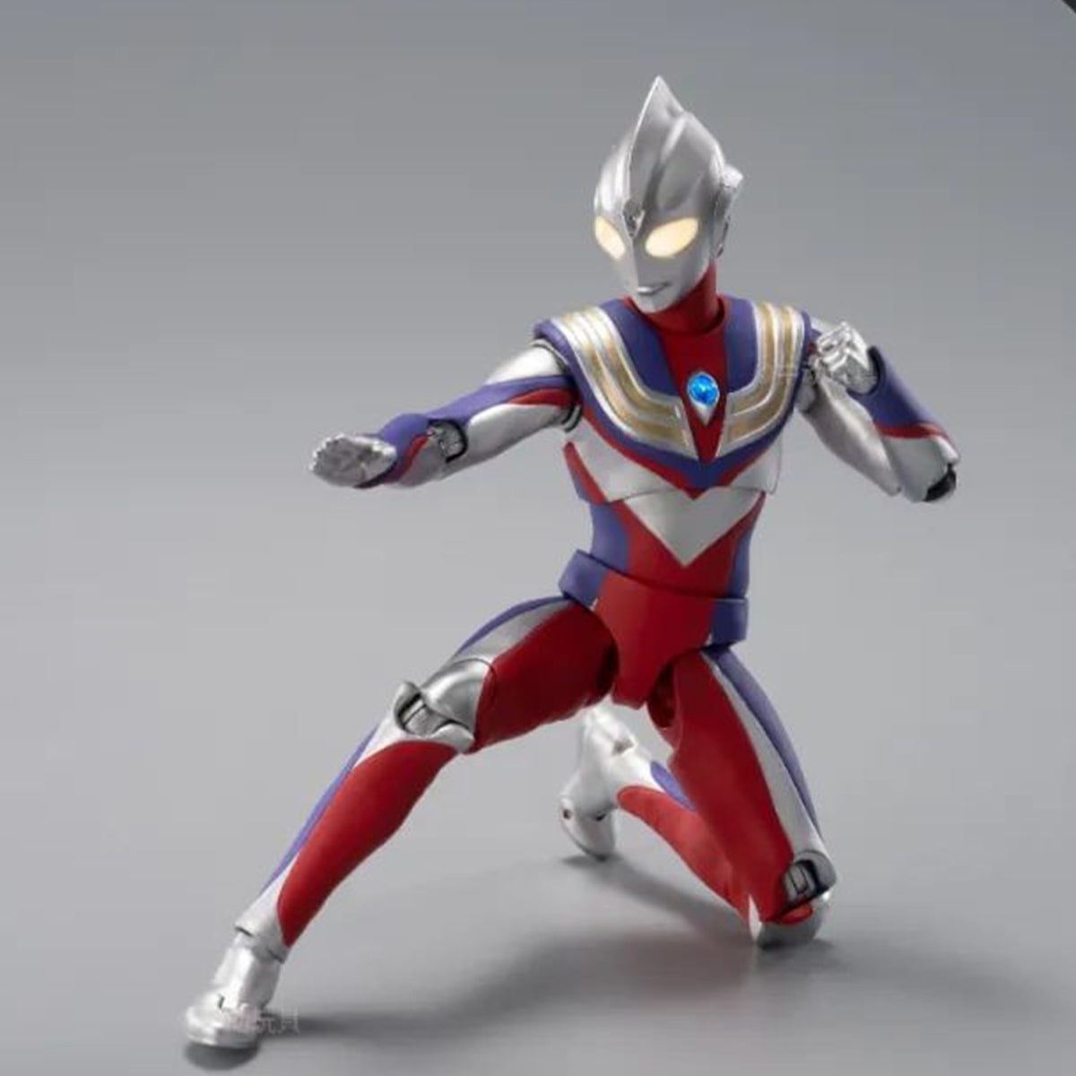 ZD Toys, Ultraman Tiga Multi Type, Action Figure Full Set