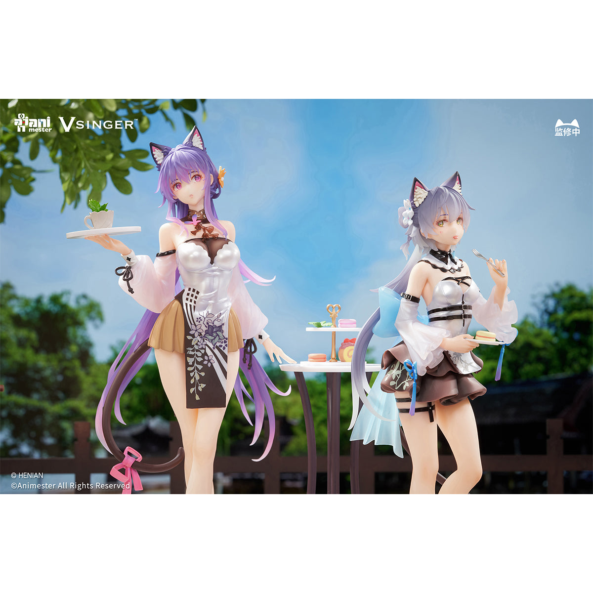 Animester, Vsinger Luo Tianyi & Mo QingXian Tea Time Melody Ver, Art Anime Statue