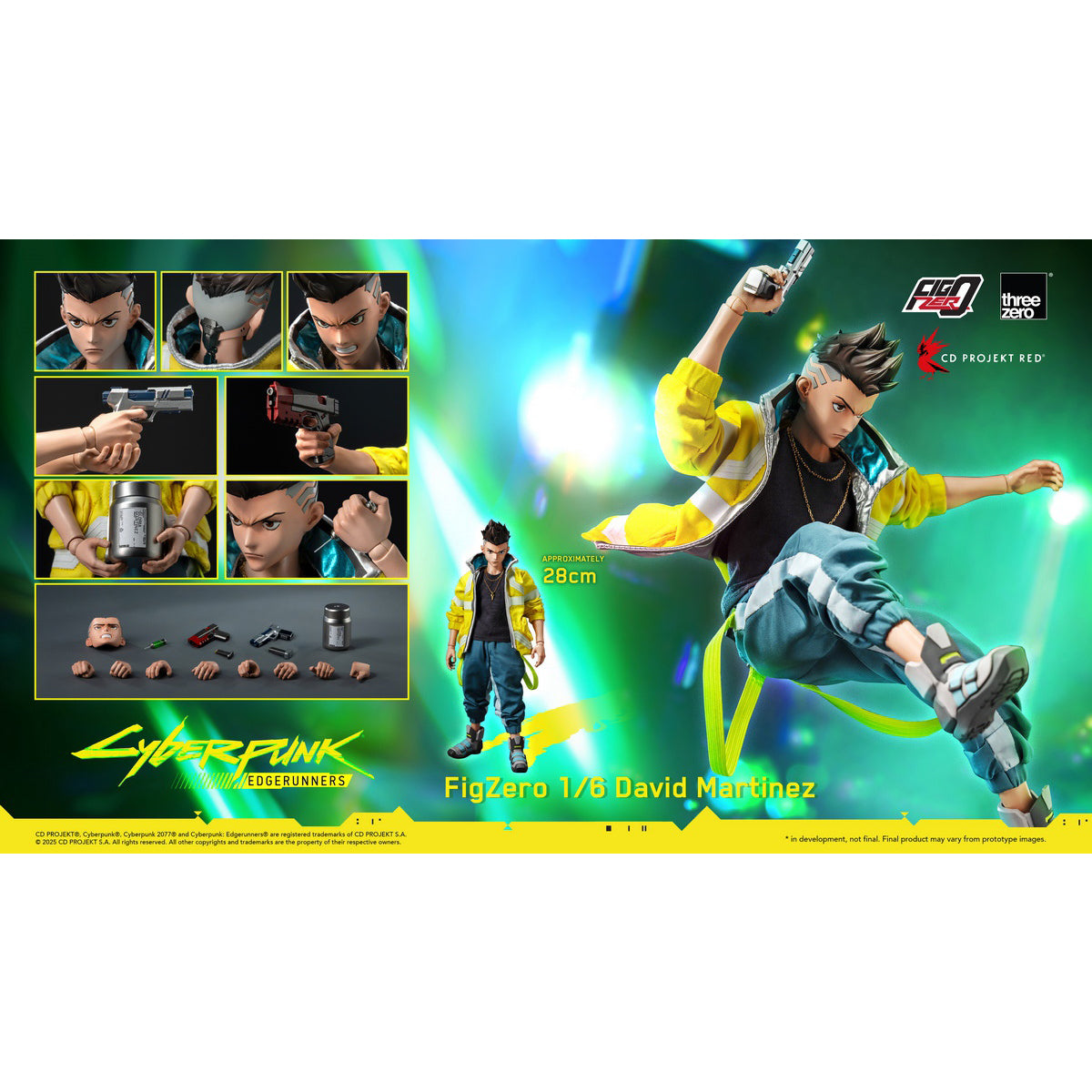 Threezero Cyberpunk: Edgerunners David Martinez 1/6 Scale Action Figure