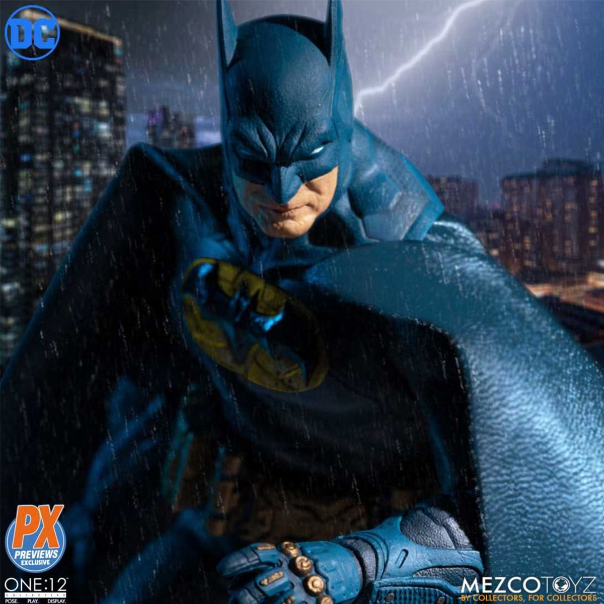 Mezco Toyz One:12 Collective DC Comics Batman: Supreme Knight BLUE PX AF OCT198587 1/12 Scale Action Figure