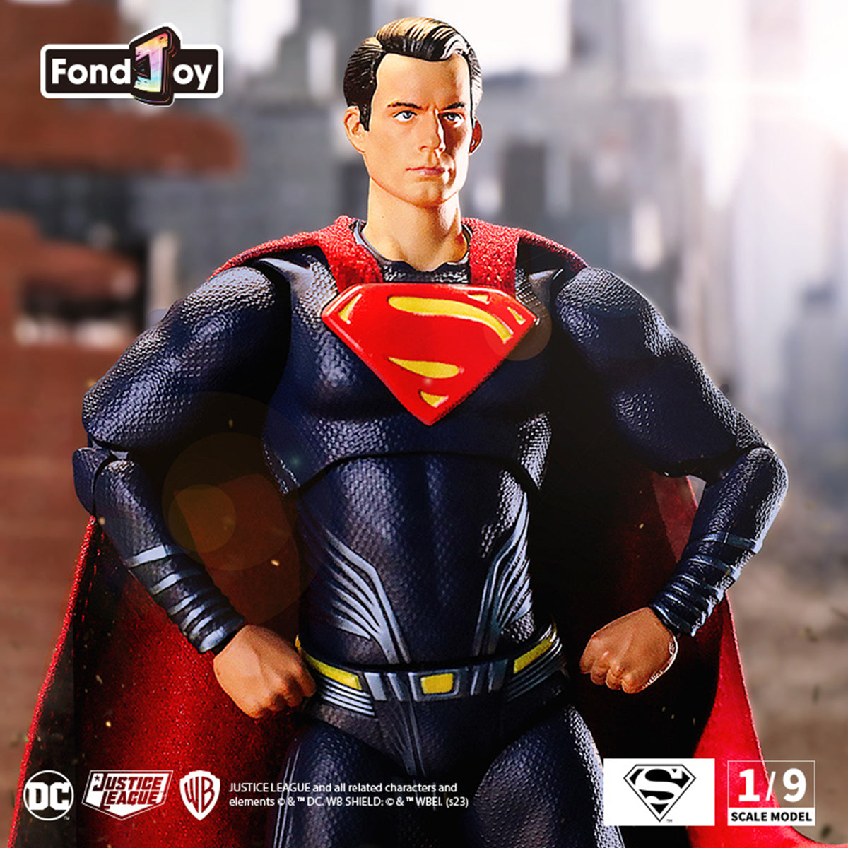 Ensemble complet Fondjoy : figurine miniature de super-héros à l'échelle 1:9