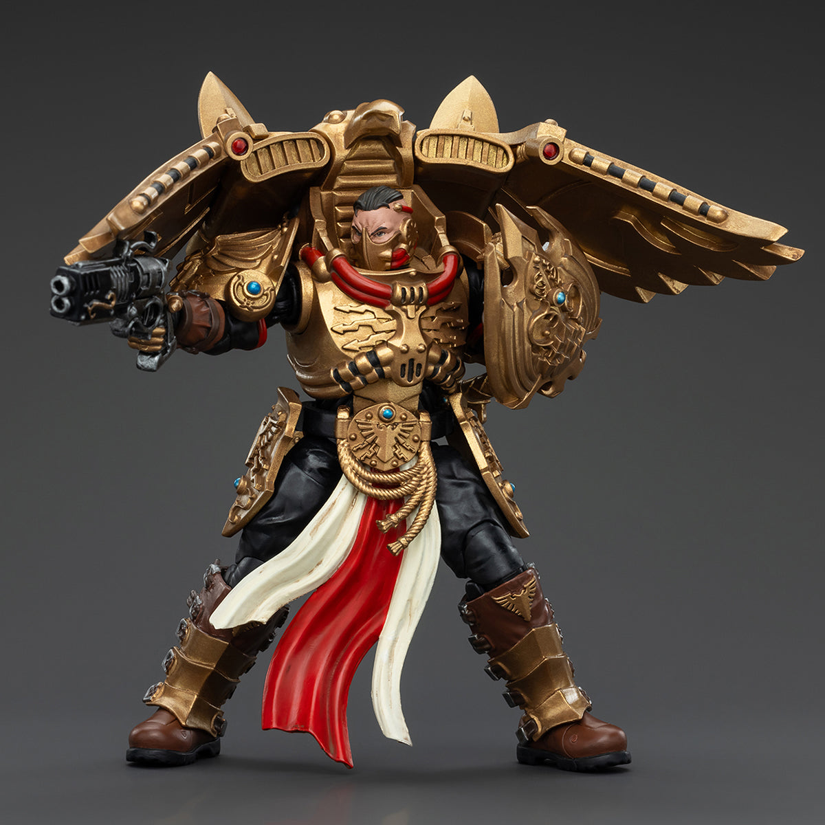 JOYTOY 1/18 Legio Custodes JT00775 Custodian Venatari Squad Venatari with Kenetic Destroyer 1 Action Figures