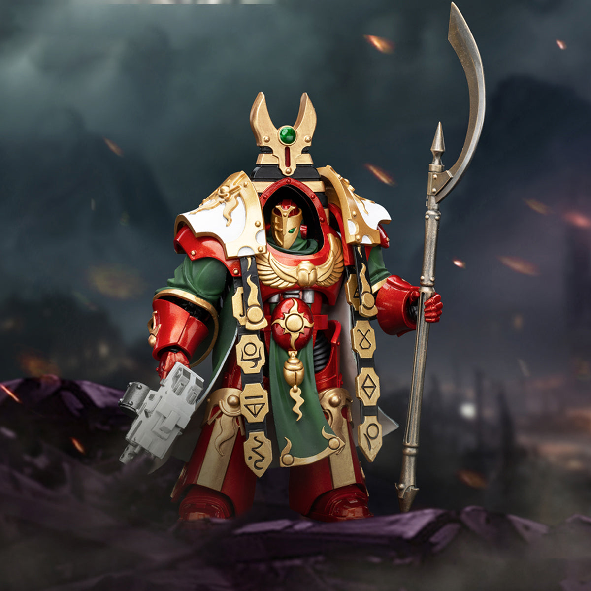 JOYTOY Thousand Sons JT5765 Legion Praetor in Cataphractii Terminator Armour 1/18 Scale Action Figure