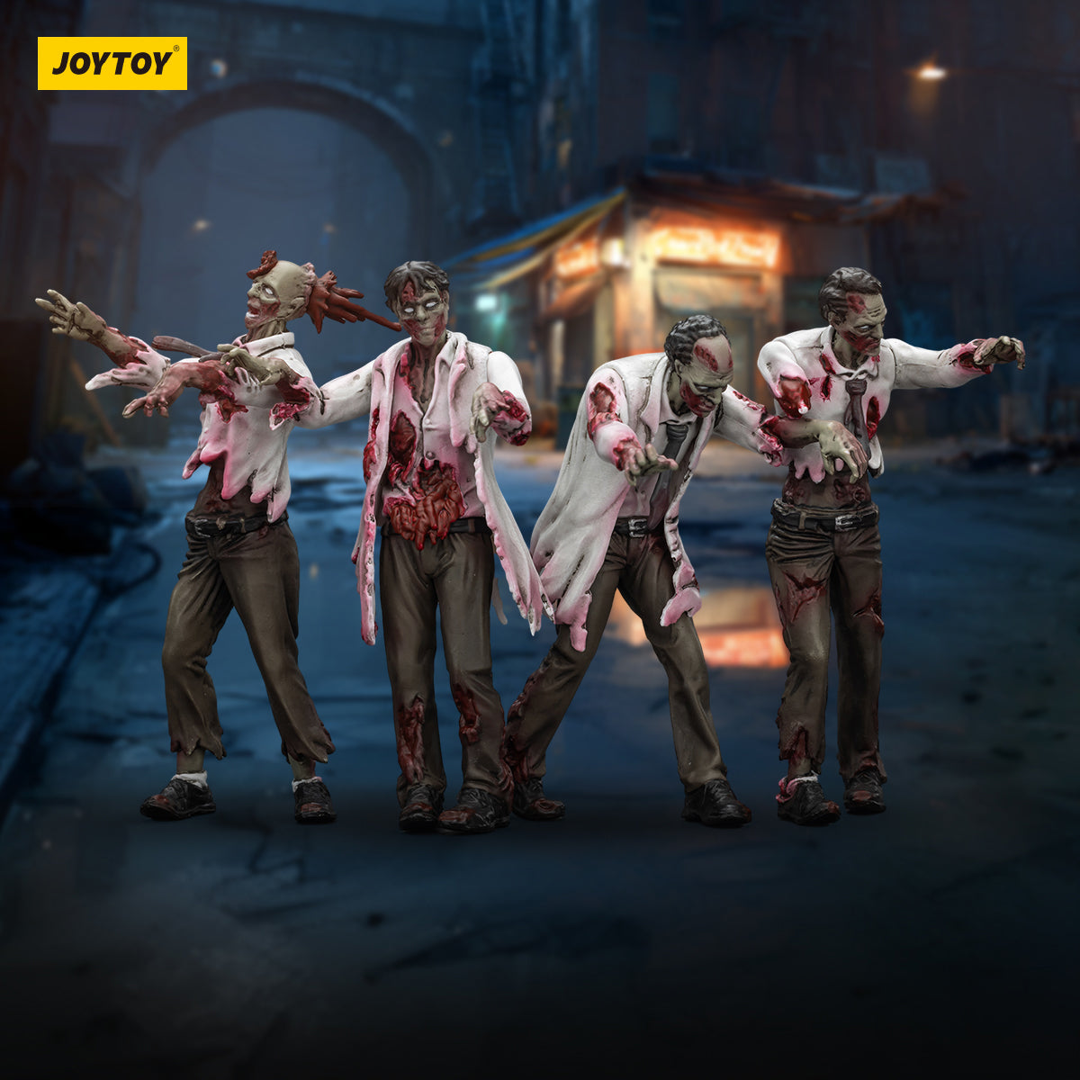 (Only Shipped to the US) JOYTOY 1/25 Dark Source Zombie Figure Scientists (Male) JT01604 Action Figures