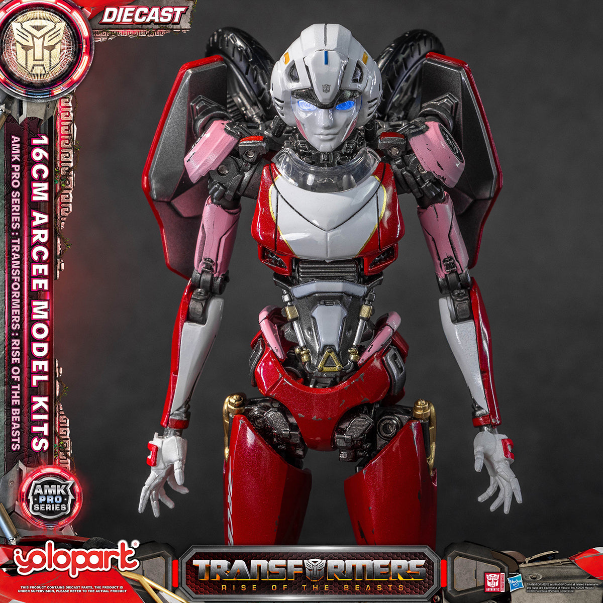 Yolopark AMK PRO Series Transformers: Rise of the Beasts Arcee Pre‑assembled Model Kits