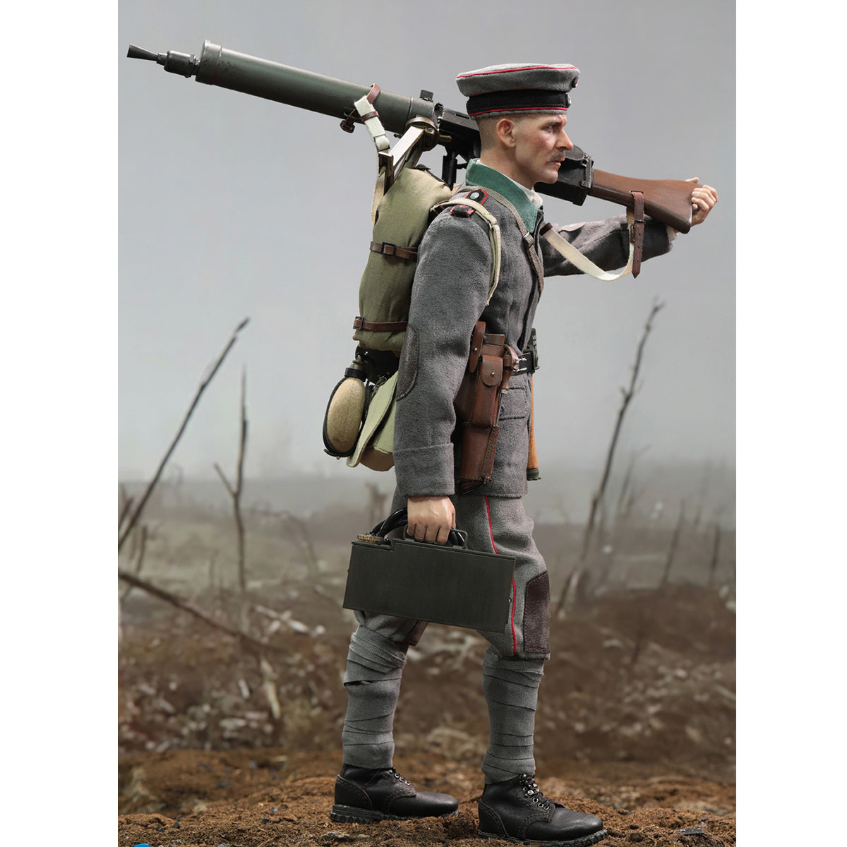 DID WWI German MG08 Machine Gunner Arthur D11015 1/6 Scale Action Figure