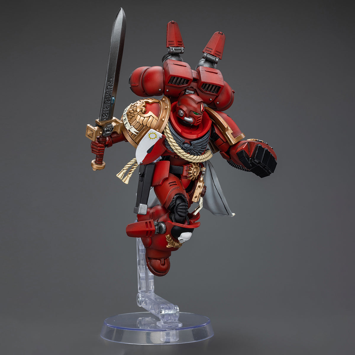 JOYTOY Warhammer 40,000 1/18 Blood Angels Captain With Jump Pack JT4997 Action Figures Collection Model Gift