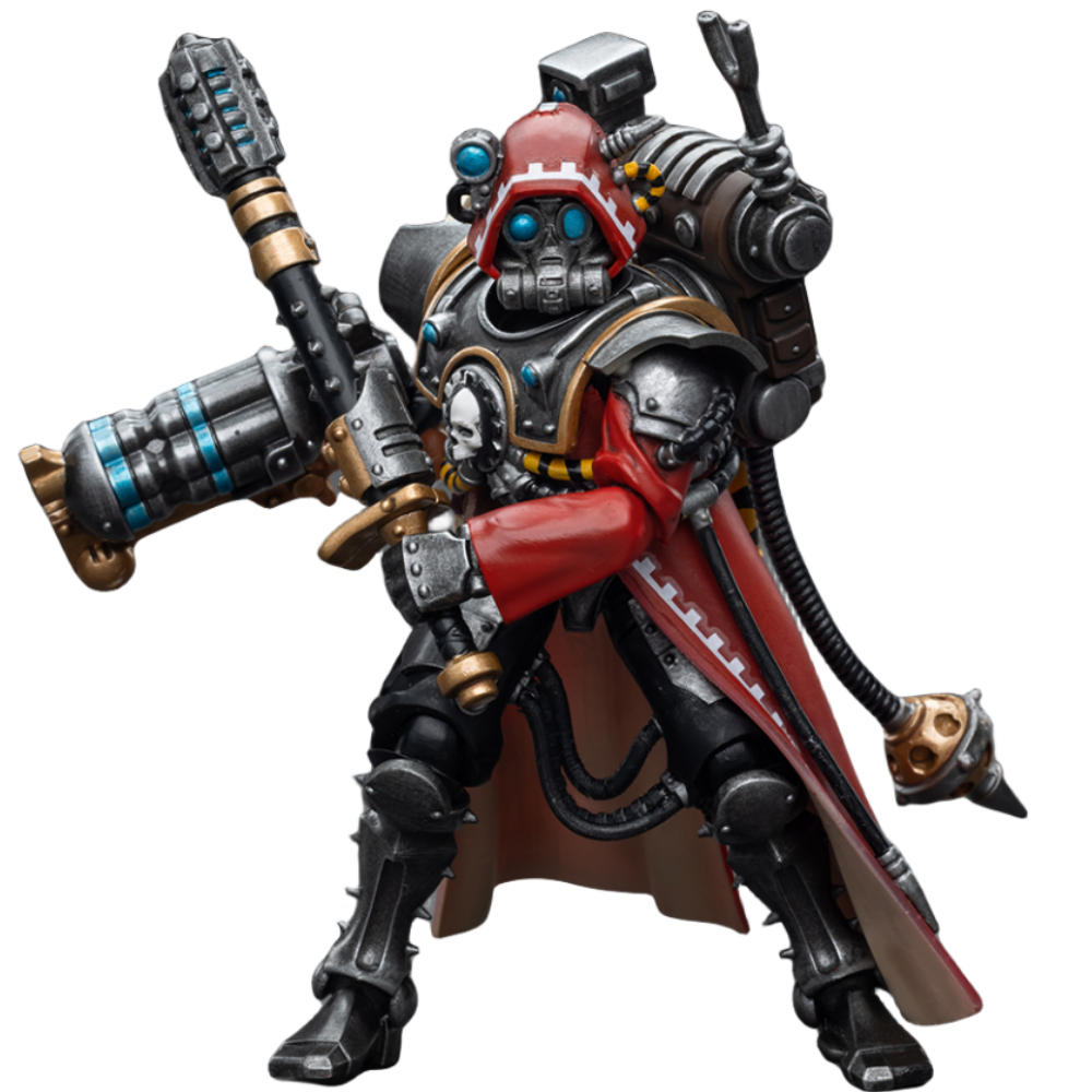 JoyToy 40K Figurine de collection : Adeptus Mechanicus Skitarii Ranger Alpha Figurines d'action à l'échelle 1/18 JT7844 (Ranger Alpha)