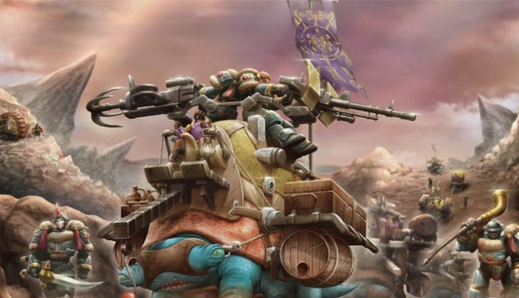 Figura coleccionable de Toys Alliance: Destructor Tortuga Trekking del Gremio Real de Comerciantes, miniatura a escala 1:35 (Destructor Tortuga Trekking ARC-36)