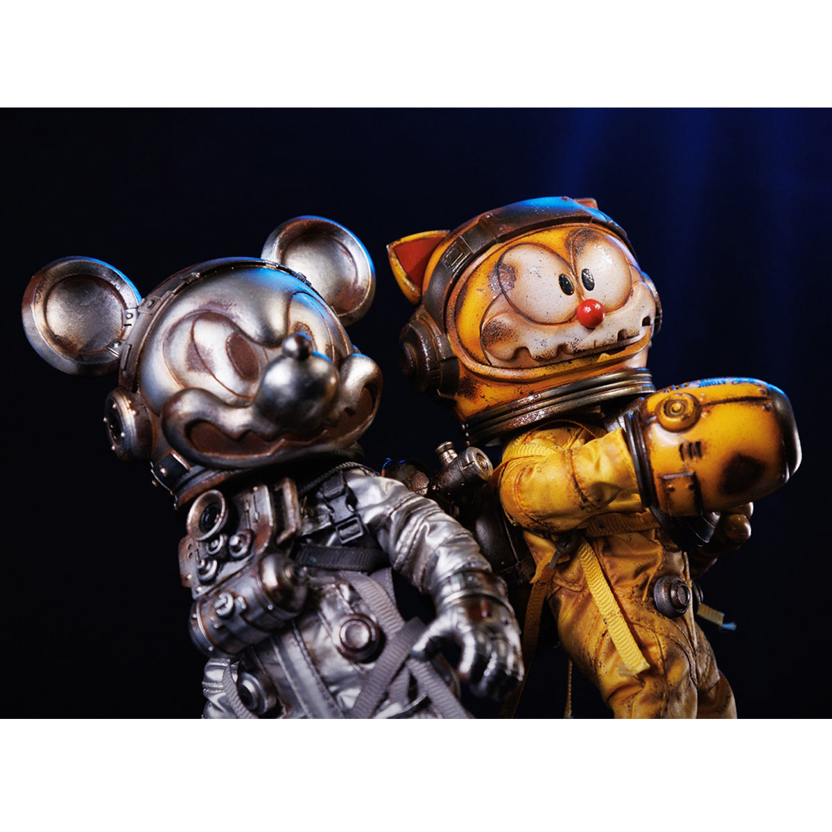 WeArtDoing Time Warrior Series Wasteland: Space Mouse Fallout Fighter-Yellow Action Figure