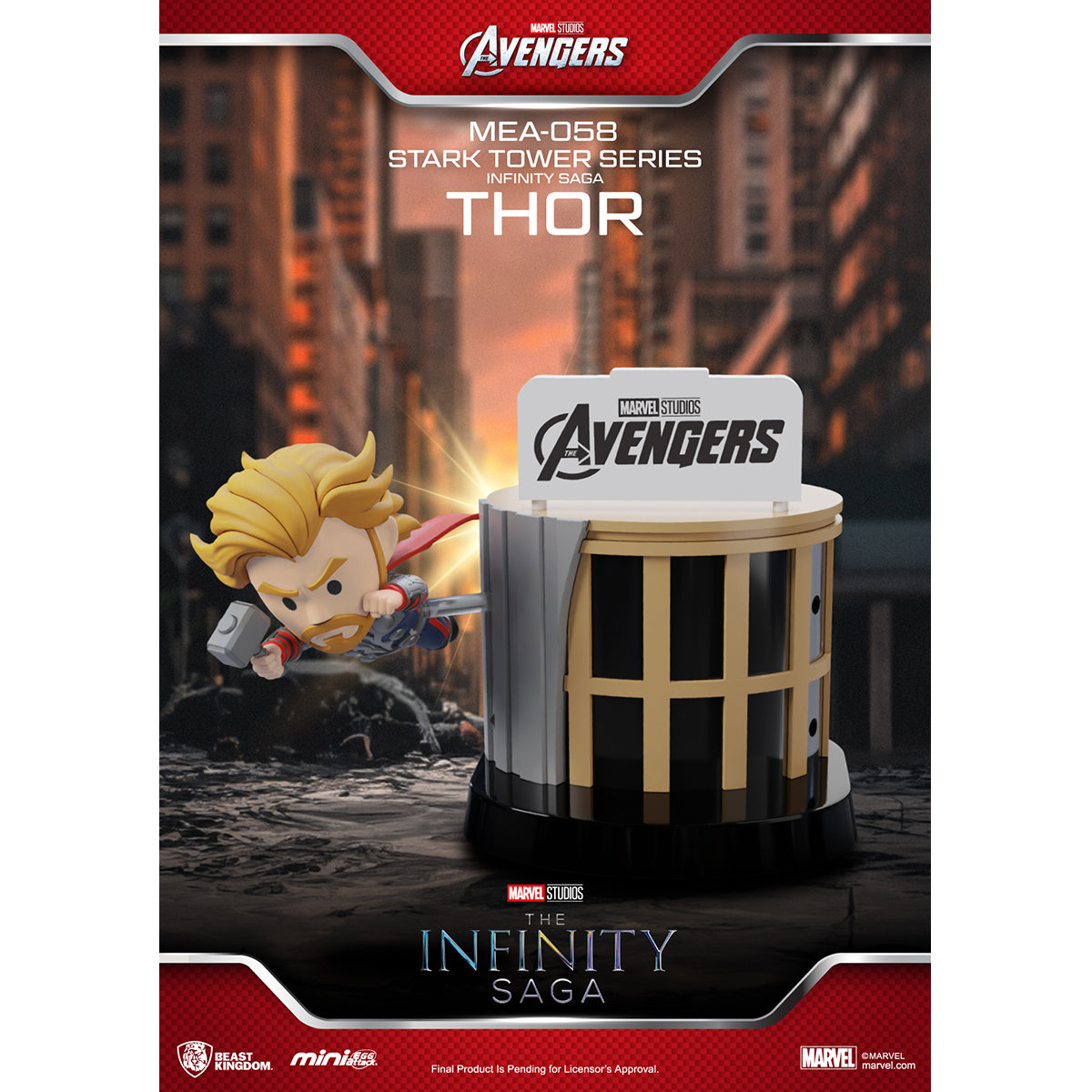 Beast Kingdom MEA-058 The Infinity Saga Stark Tower Series Randomly Single Blind Box Figure