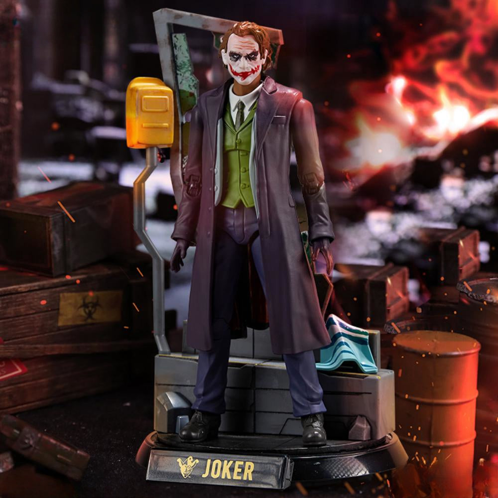 Coffret complet Fondjoy : Heath Ledger, Joker Deluxe Edition, figurine miniature à l'échelle 1:9