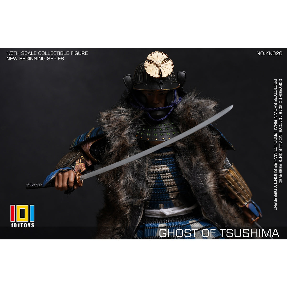 101TOYS KN023 GHOST OF TSUSHIMA Samurai 1/6 Scale New Beginner Series Action Figure