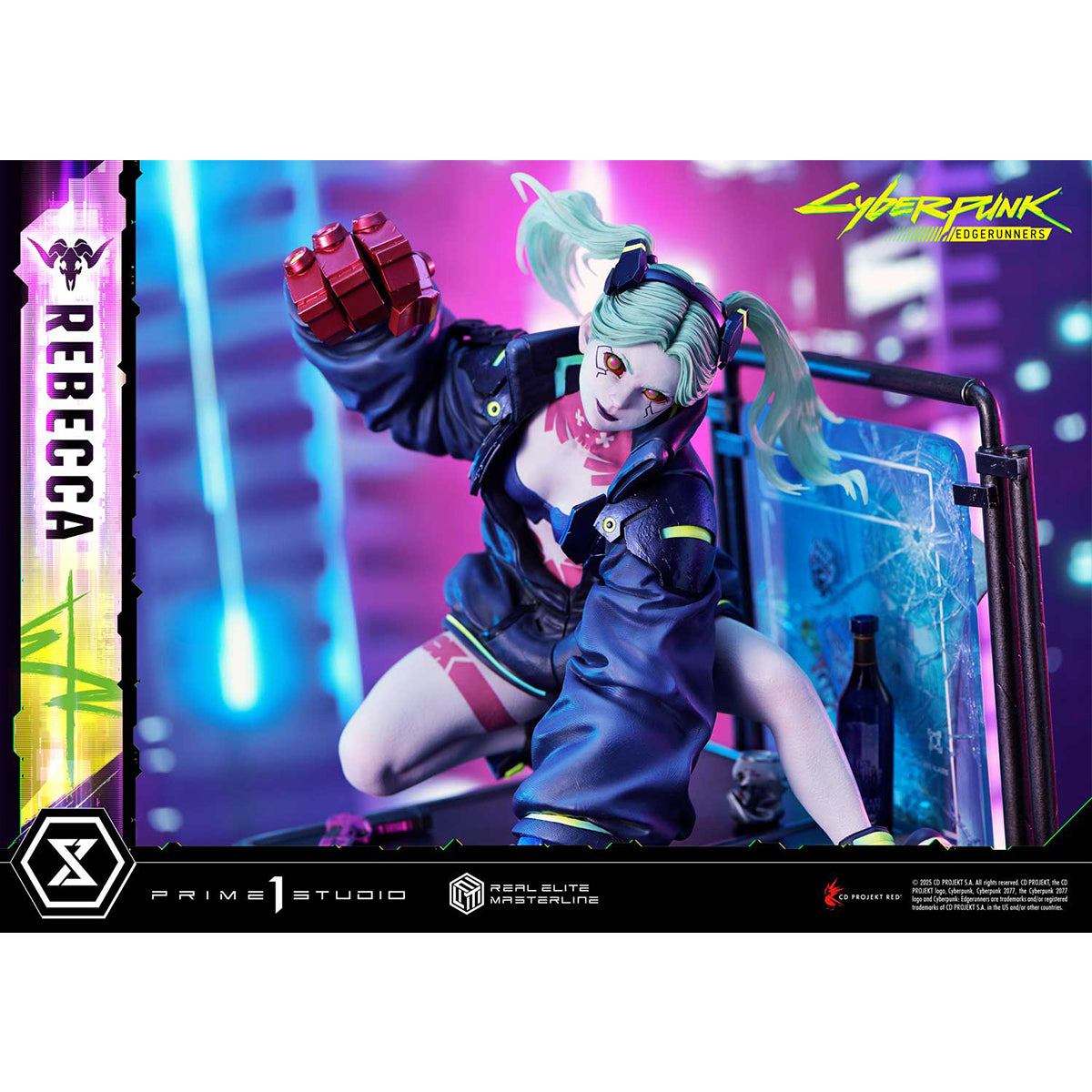 Prime 1 Statue, Cyberpunk Edgerunners Rebecca, 1/4 Art Anime Statue