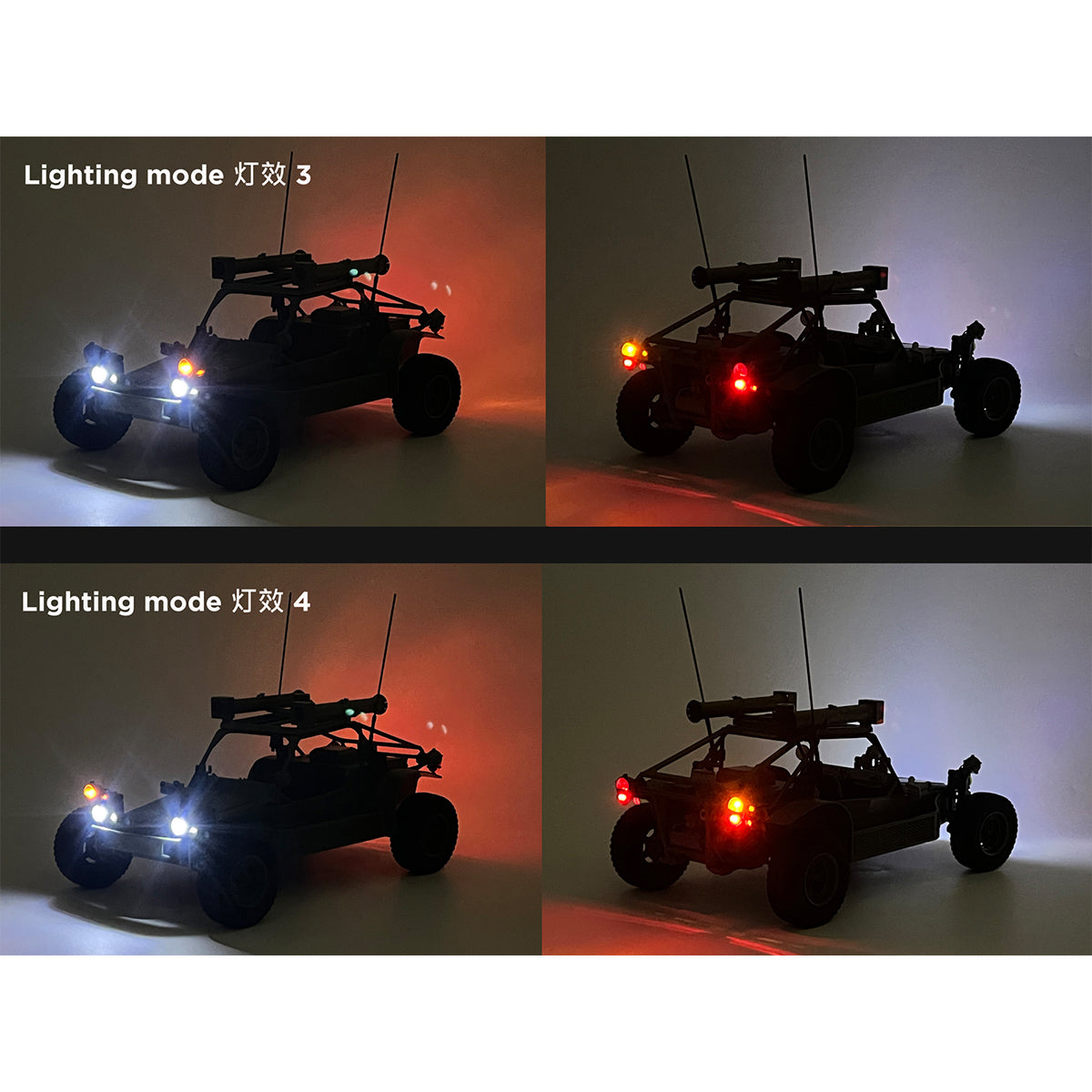 FANS HOBBY VE-01 Air Eagle VE-02 Uni-Thunder VE-03 A.T.A.C. All-Terrain Attack Carrier VEA-01 Missile Launcher Set 1/12 Scale Vehicle Model
