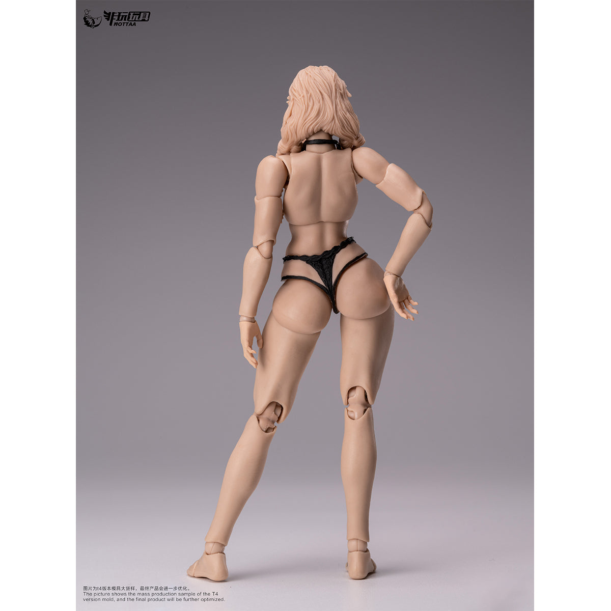 NOTTAA Female Super Articulated Joints: Xiao Fang & Serena NT-04 Detachable Neck Joint & Fixed Neck Joint 1/12 Scale Action Figure Body
