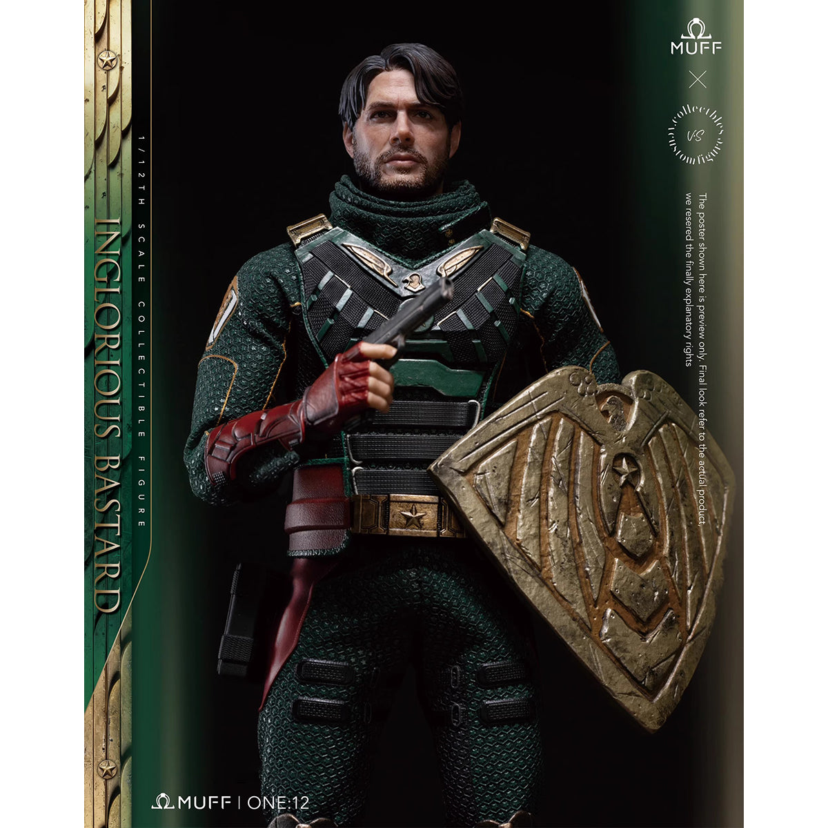 MUFF×V.collectibles Inglorious Bastard MF08 1/12 Scale Action Figure