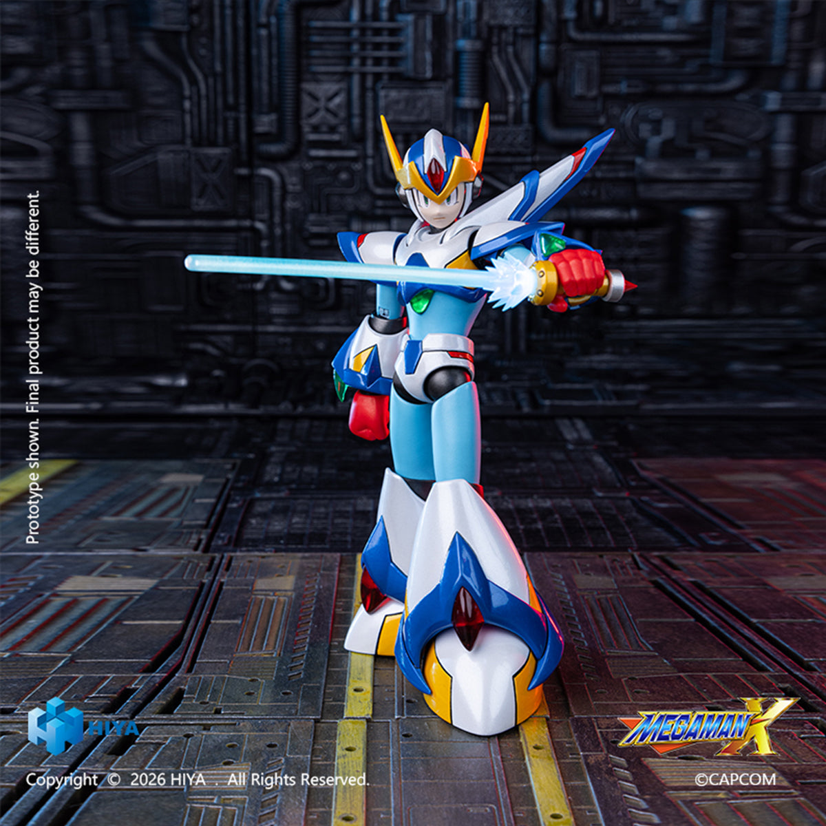 HIYA EXQUISITE BASIC Series Mega Man X Exquisite Basic X (Falcon Armor Ver.) EBM0384 1/6 Scale Action Figure