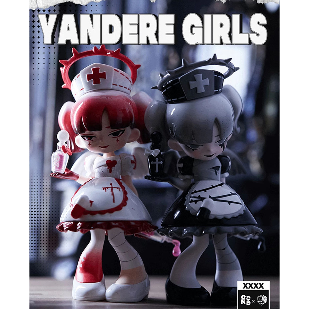 MR.BONE Yandere Girls Remove The Label Dark Style Series Blind Box Figure