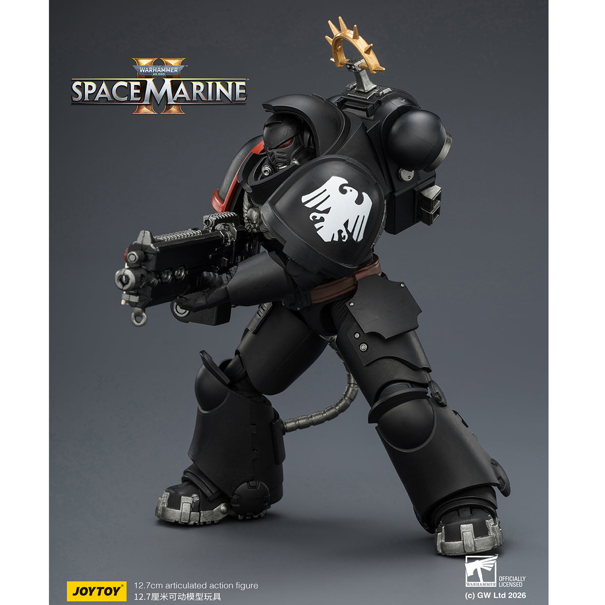 JOYTOY Warhammer 40,000: Space Marine 2 Heavy Intercessor with Heavy Bolt Rifle and Bolt Pistol (Game Edition) 1/18 Scale Action Figure