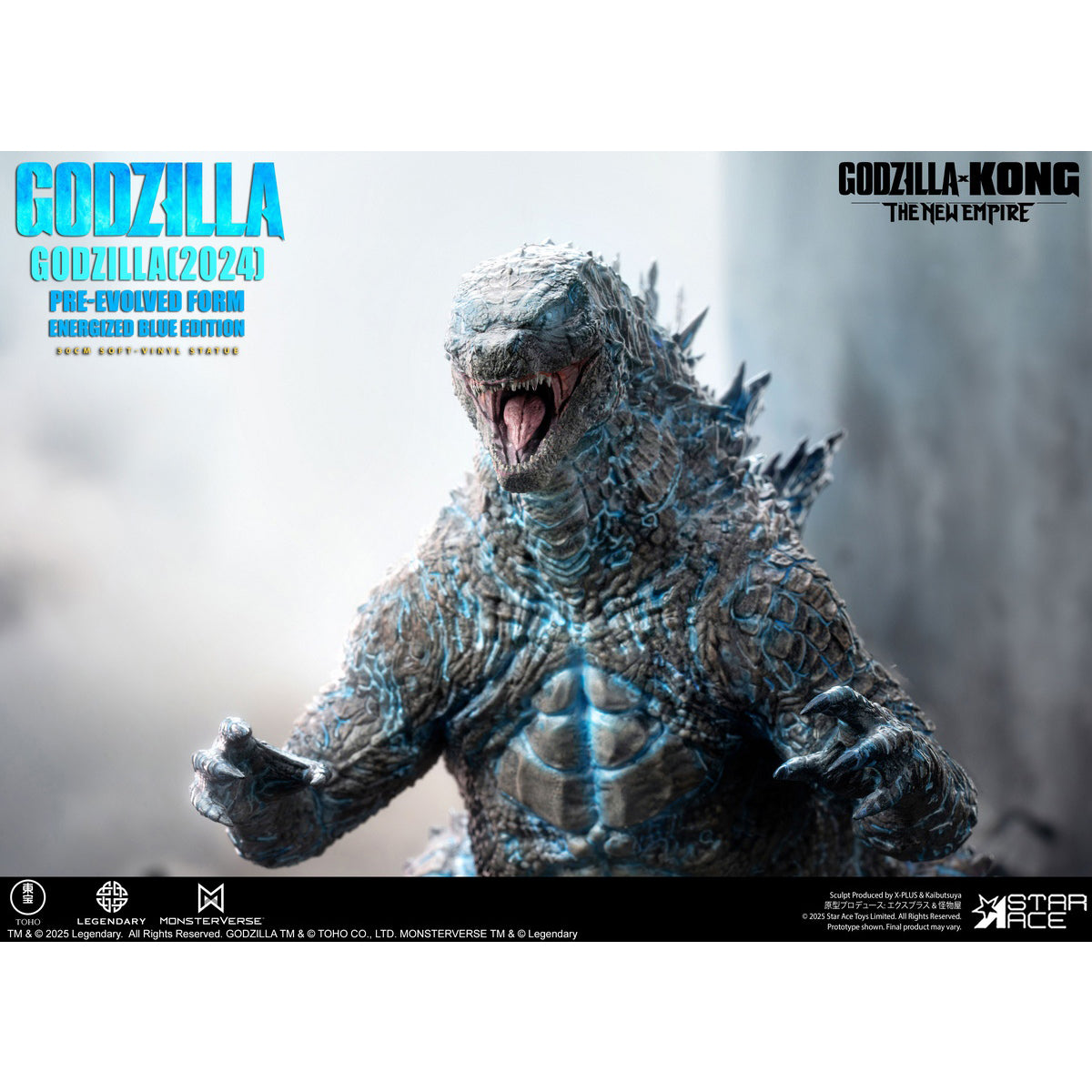 STAR ACE Toys Godzilla vs. Kong: The New Empire - Godzilla Evolution Blu-ray Version Art Figurine